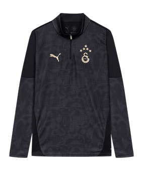 PUMA Galatasaray Istanbul Training 1/4 Zip Sweatshirt Schwarz F10 - schwarz