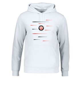 Merch Drummer 2.0 Hoody White | #lines