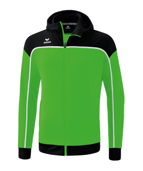 Erima Change by Kapuzenjacke Grün Schwarz - gruen