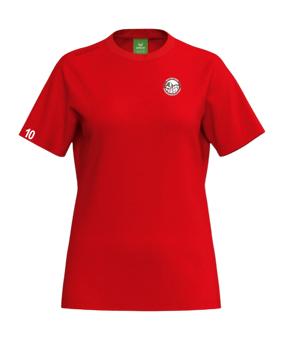 Erima TS T-Shirt Damen Rot F2082667