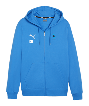 PUMA teamGOAL Casuals Kapuzenjacke Blau F02