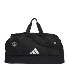 adidas Tiro League Duffel Bag Gr. L Schwarz Weiss