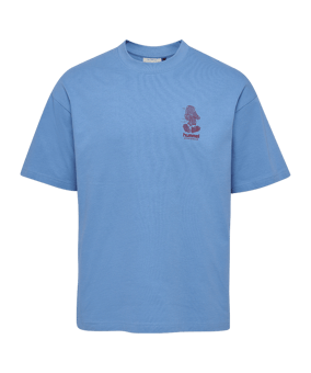 Hummel Loose Bees Stadium T-shirt Blauw K7373 - blauw