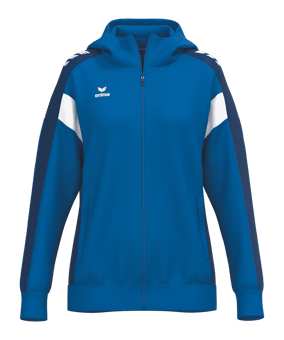 Erima Celebrate 125 Kapuzenjacke Damen Blau - blau