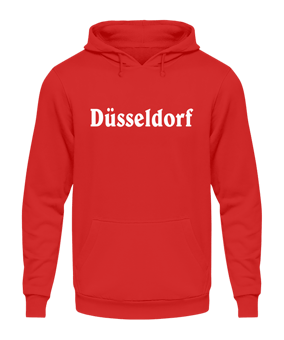 Hoody "Düsseldorf" Rot - rot