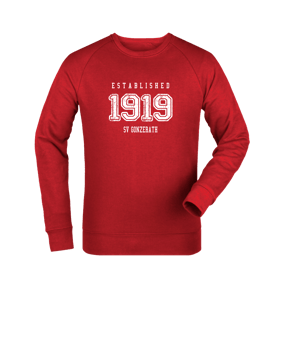 Merch Roller Sweatshirt Red | #established