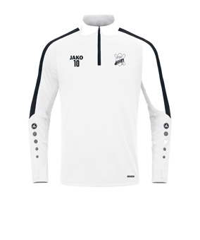 JAKO Power Sweatshirt Weiss Schwarz F000