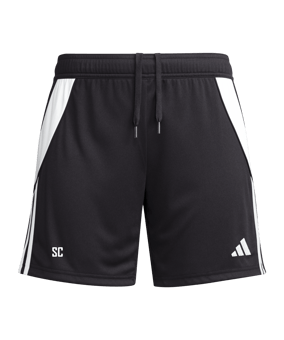 adidas Tiro 24 Short Damen Schwarz Weiss
