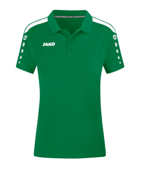 JAKO Power Poloshirt Damen Grün Weiss F200 - gruen