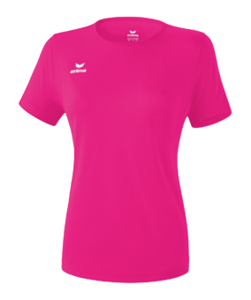 Erima Funktions Teamsport T-Shirt Damen Rosa Fpink - rosa