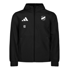 adidas Entrada 26 Regenjacke Schwarz
