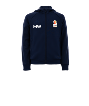 adidas Tiro 25 Travel Kapuzenjacke Kids Blau