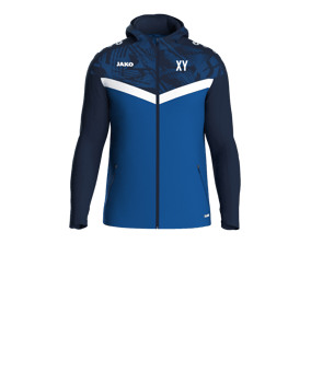 JAKO Iconic Kapuzenjacke Kids Blau F403
