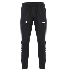 JAKO Power Polyesterhose Schwarz Weiss F802