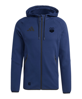 adidas Tiro Travel Hoody Dunkelblau