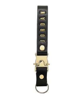 Jordan Luxe Lanyard Schwarz Gold F075 - schwarz