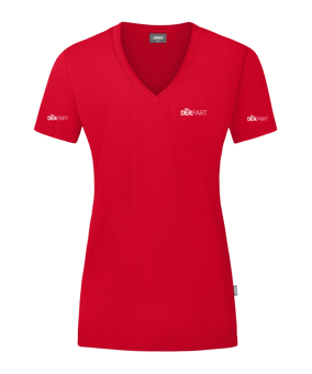 JAKO Organic T-Shirt Damen Rot F100