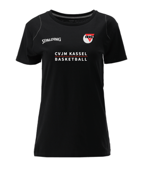 Spalding Essential T-Shirt Damen Schwarz