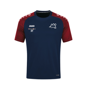 JAKO Performance T-Shirt Dunkelblau Rot F909