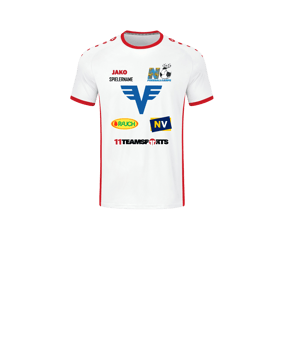 JAKO Primera KA Trikot Kids Weiss Rot F011