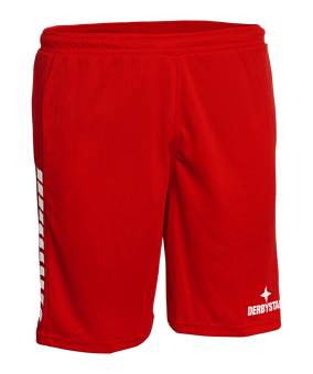 Derbystar Primo Hose mit Innenslip Rot Weiss F301 - rot