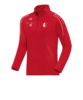 JAKO Classico Ziptop Rot Weiss F01