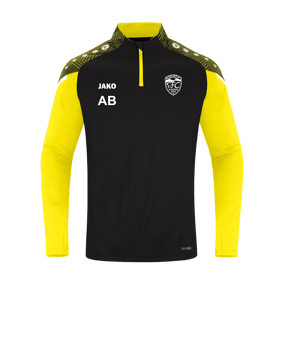 JAKO Performance HalfZip Sweatshirt Schwarz F808