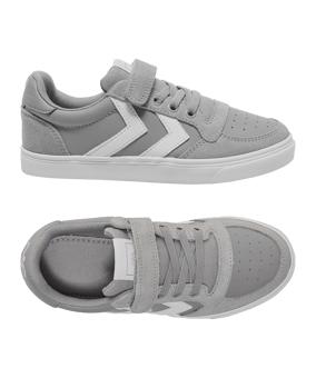 Hummel Slimmer Stadil Leather Low Kids Braun F1100 - braun