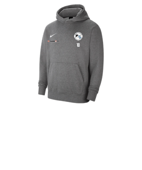 Nike Park 20 Fleece Hoody Kids Grau Weiss F071