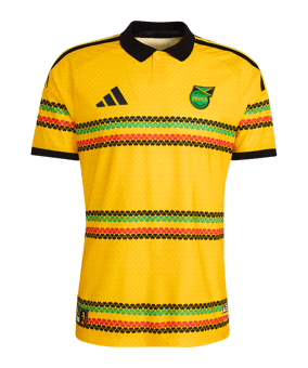 adidas JFF Jamaika Authentic Trikot Home WC 2026 Gelb - gelb