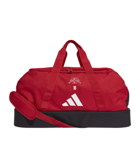 Sac de sport adidas Tiro League Duffel Bag Taille M, Rouge et Blanc