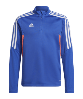 adidas Condivo Pred HalfZip Sweatshirt Kids Blau - blau