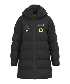 Erima Premia Parka Winterjacke Schwarz