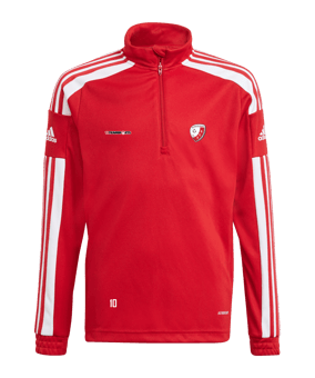 adidas Squadra 21 Trainingstop Kids Rot Weiss