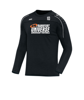 JAKO Classico Sweatshirt Schwarz Weiss F08