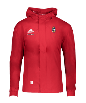 adidas Entrada 22 Allwetterjacke Rot