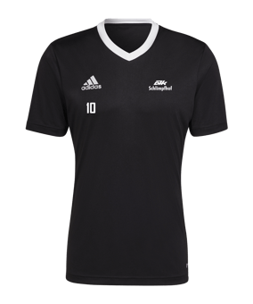adidas Entrada 22 Trikot Schwarz Weiss