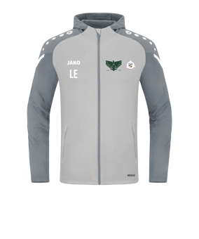 JAKO Performance Kapuzenjacke Grau F845