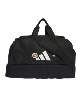 adidas Tiro League Duffel Bag Gr. S Schwarz Weiss