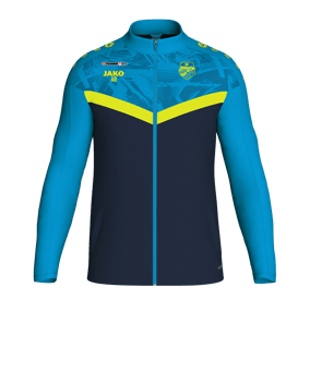 JAKO Iconic Polyesterjacke Kids Blau Gelb F914