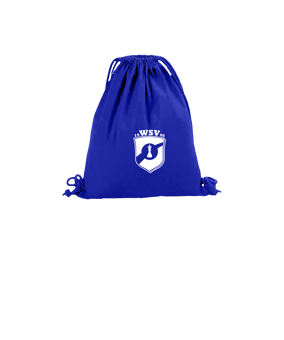 Merch Organic Premium Cotton Gymsack Bright Royal | #schach