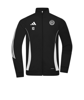 adidas Tiro 24 Trainingsjacke Schwarz Weiss
