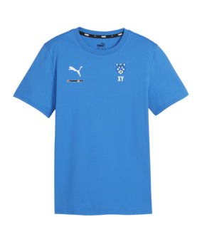PUMA teamGOAL Casuals T-Shirt Kids Blau F02