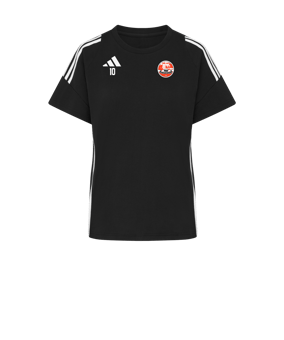 adidas Tiro 24 T-Shirt Damen Schwarz Weiss