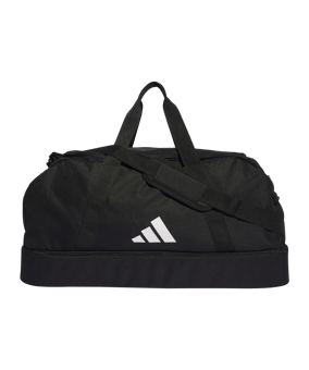 adidas Tiro League Duffel Bag Gr. L Schwarz Weiss
