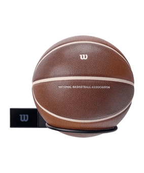 Wilson Wall Mount Ball Stand Basketball Schwarz - schwarz
