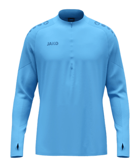 JAKO ZipTop Light Flow Sweatshirt Kids Blau F430 - blau
