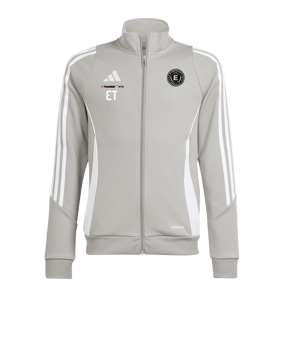 adidas Tiro 24 Trainingsjacke Grau Weiss