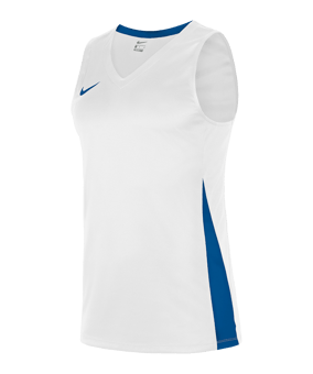 Nike Team Basketball Stock Trikot Weiss Blau F102 - weiss