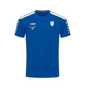 JAKO Power T-Shirt Blau Weiss F400